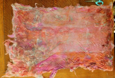 The finished piece is lumpy and dull.