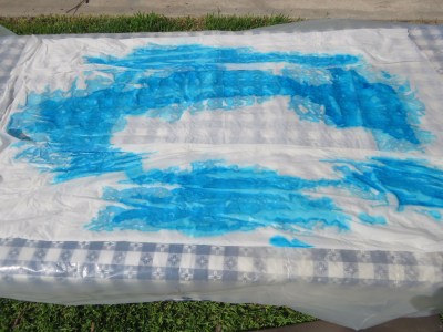 Starting with robin egg blue.