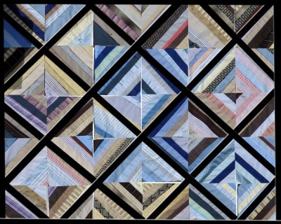 #5 - Dramatic Diamonds. Black sashing makes it all look more dramatic.