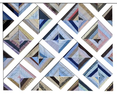 #7 - Emphatic Sashing. Thicker sashing tones down the string diamonds.