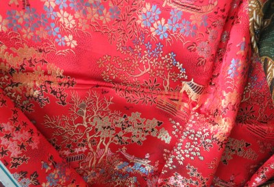 Chinese silk from 1982.