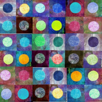 What I think it will look like when it's done. (I copied and pasted the 4 planet picture over and over, playing with the colors.)