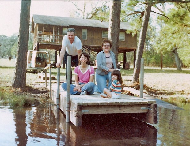 Back in the 80s when my older daughter was a toddler.