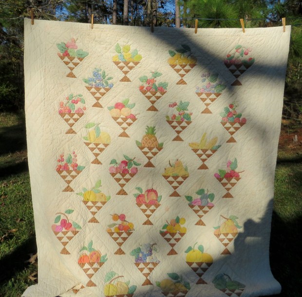 Fruit Basket quilt, designer Ruby McKim.