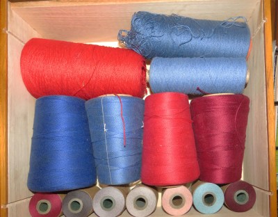 Cotton yarn that needs to be made into something useful.