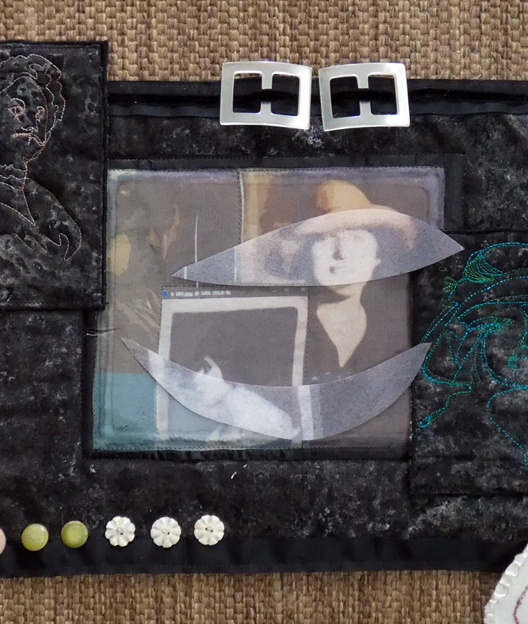 Lutradur shape overlays