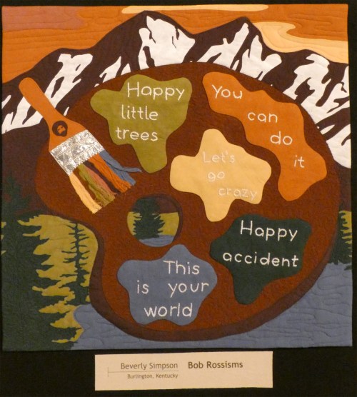 bob ross art quilt by beverly simpson
