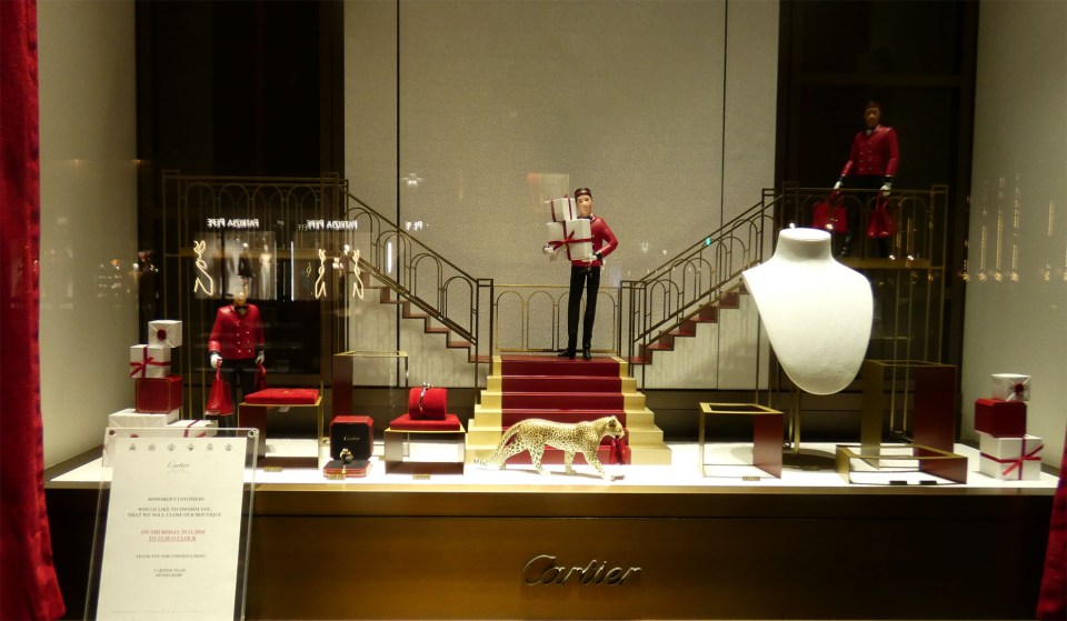 cartier christmas display