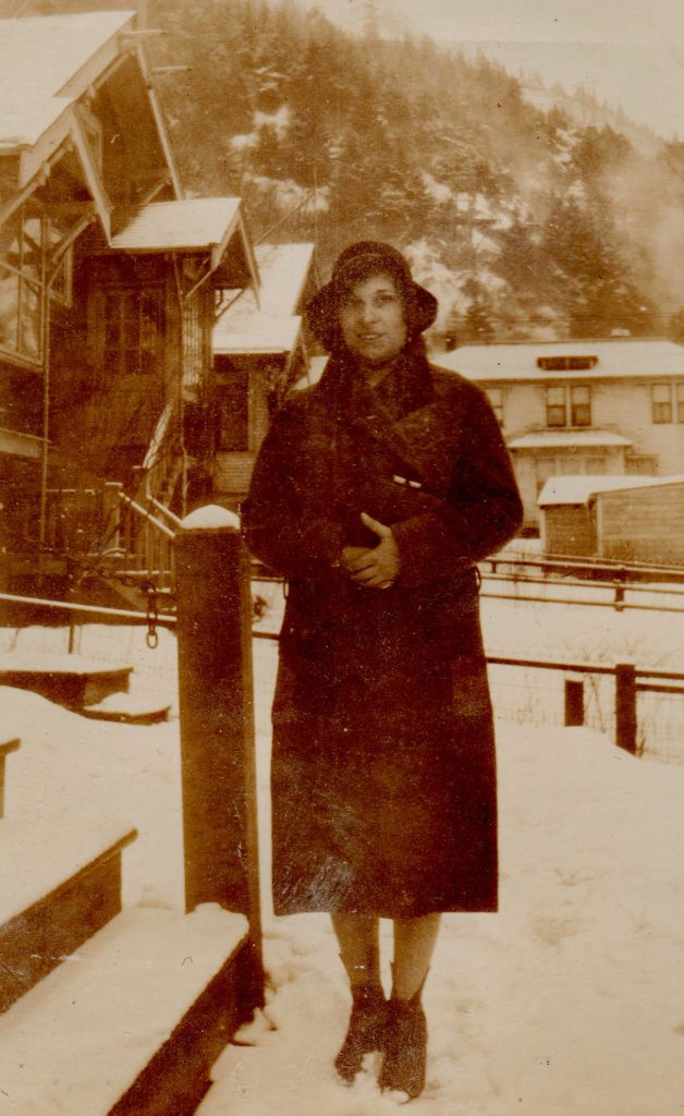 woman in coat and hat, Alaska, 1930s
