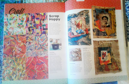 A sample page from Uppercase magazine.