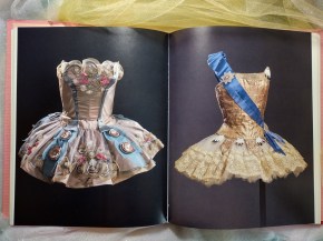 two detailed and colorful tutus by Karinska